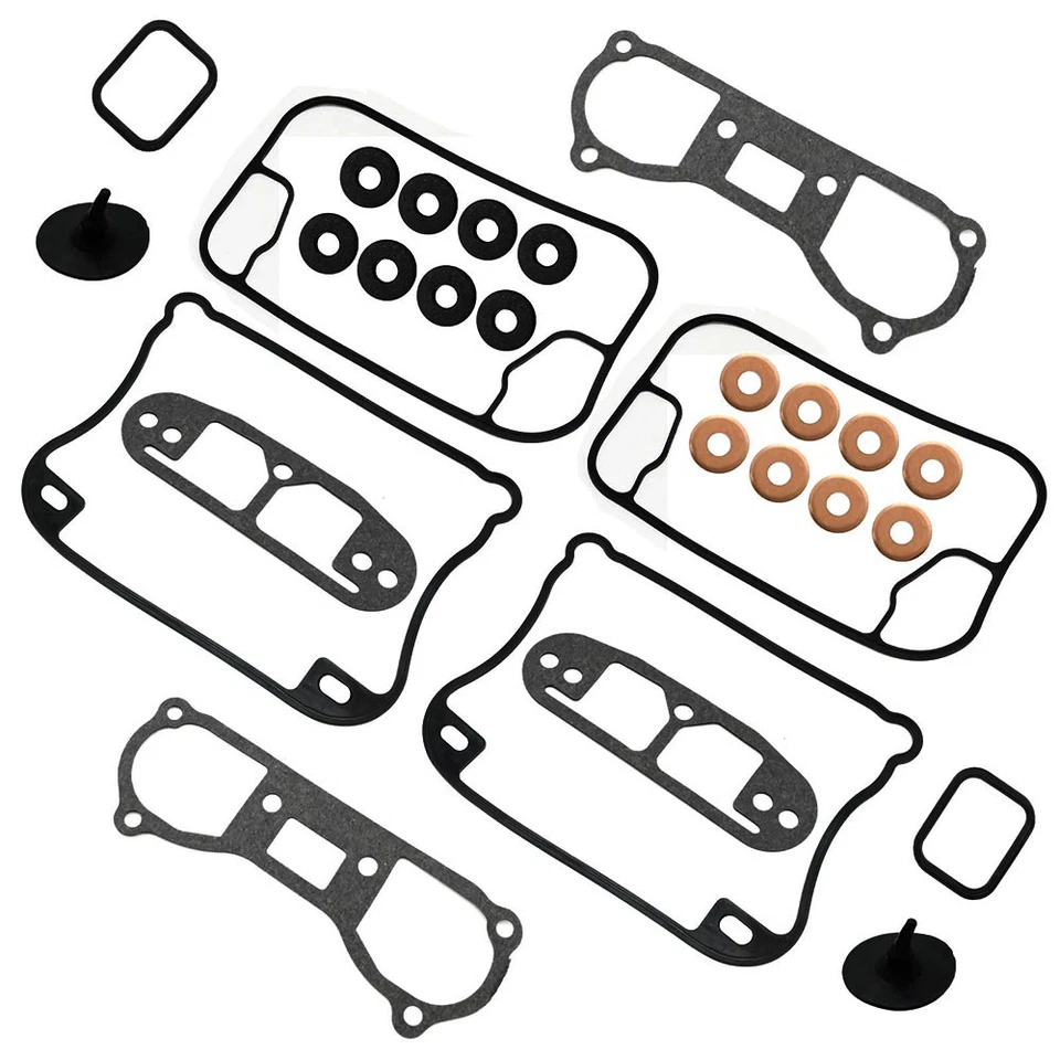 Rocker Box Gasket Kit For 92-99 Harley Evolution 1340cc Big Twin Repl. 17042-92 Foto 2 de 4
