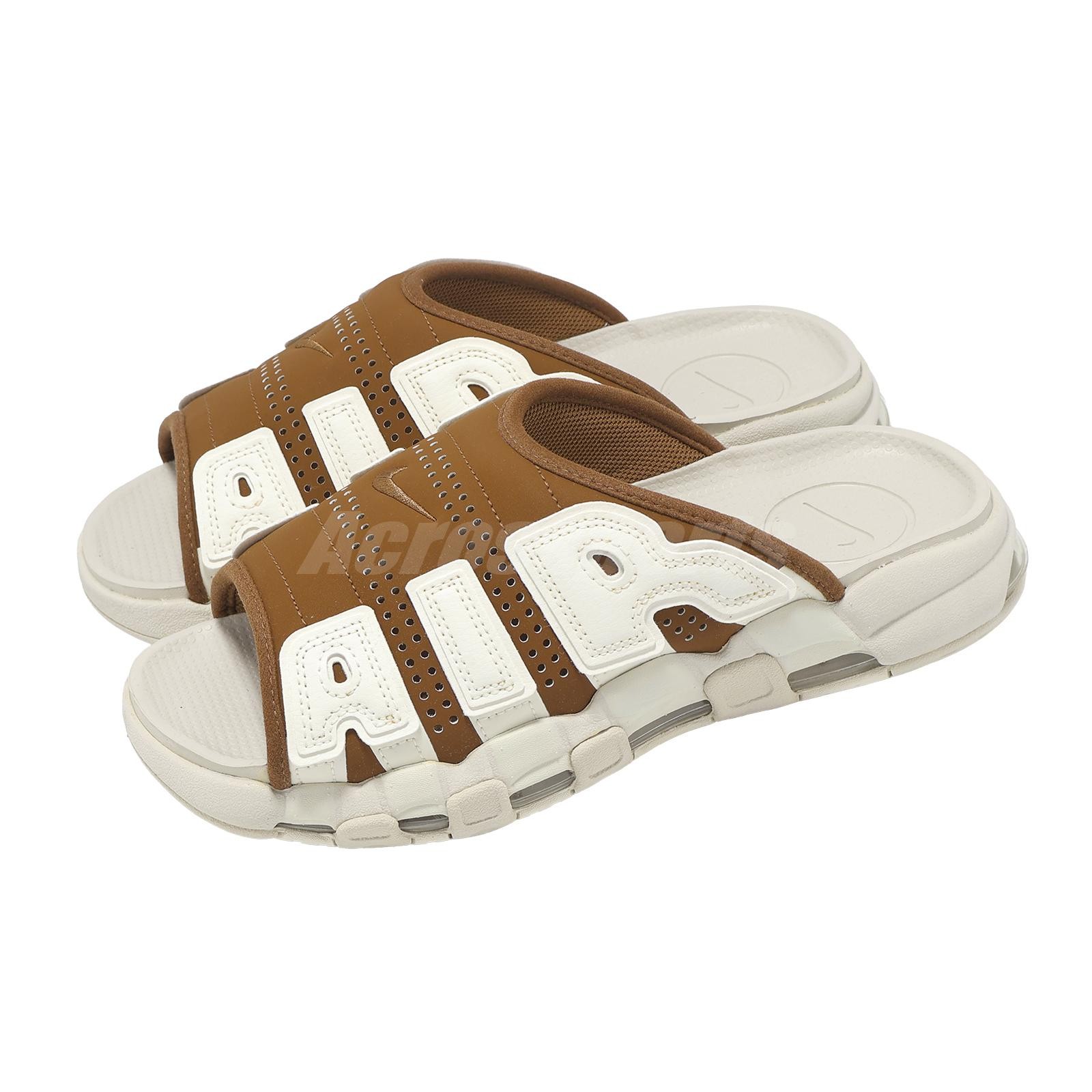 Nike Air More Uptempo Slide Light British Tan Men Unisex Sandal FQ8699-200 22090₽