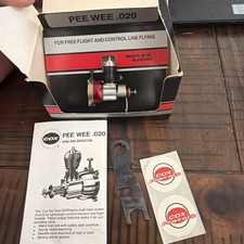 COX Tee Dee .020 Engine Model Airplane Rotary...
