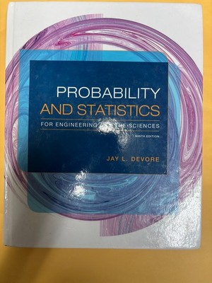 Probability and Statistics 9th Edition Hardcover Acceptable Cond