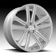 Dub S257 Flex Brushed Silver 24x10 6x135 30mm S25724008930