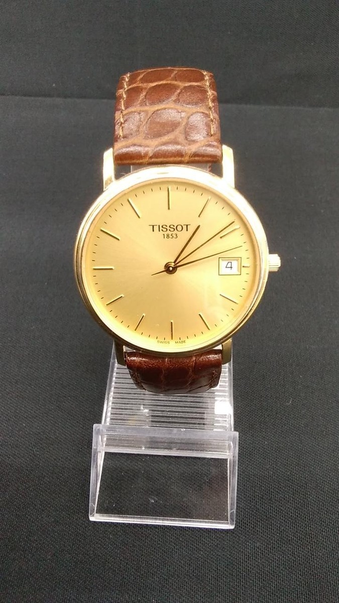 273:【売り尽くし】ティソ　TISSOT クォーツ時計　T870/970 Tissot Gold Men's Watch - T870/970 for sale online | eBay