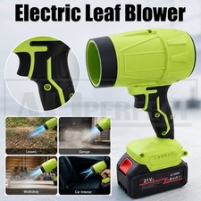Electric Leaf Blower Cordless Turbo Jet Blower W/ 2 Lithium Battery 500000 RPM