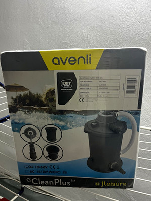 Avenli aCleanPlus Sandfilter-System für Pool, 3785 L/h, Schlauch Ø32 mm