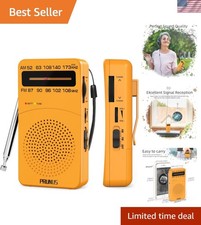 J-166 Shockproof Transistor Radio: Lightweight Design with Built-in AM Antenna