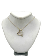 Diamond Fine Necklace 6 Diamonds .12 TCW 10K Yellow Gold 1.16 grams EL1122115 