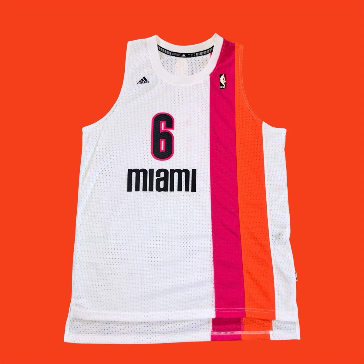 LeBron James Miami Heat White NBA Fan Apparel & Souvenirs for sale