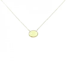 Authentic K10YG Peridot Necklace  #260-007-573-1946