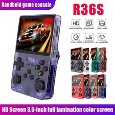 64/128GB R36S Retro Handheld Video Game Console 3.5Inch IPS Portable Screen Play