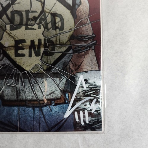 Metal Cover Dead End #1 Javan Jordan Signed W/ COA Homage to 50 Cent LTD To 25 - Picture 4 of 7