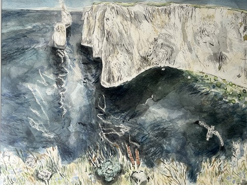 EMILY LEARMONT (NÉE BAKKER) B.1969 - SCOTTISH - SEASCAPE - THE STACKS - Bild 7 von 24