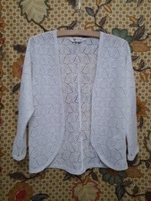 Pretty White Lace Cardigan H&M Size Small Petite Eur 134/140 Women's Or Girls