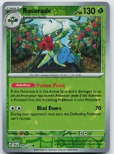 Roserade #009/162 Uncommon,Reverse Holo SV05: Temporal Forces - NM