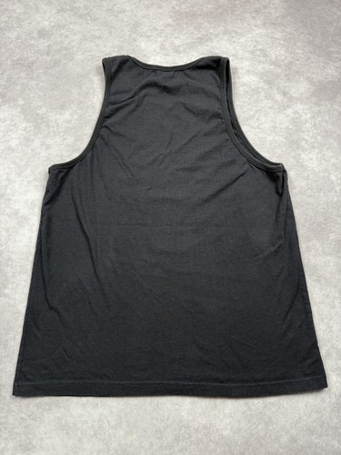 Vintage Speedo Tank Top Herren XL schwarz gesticktes Logo hergestellt in den USA 100 % Baumwolle sportlich - Bild 12 von 15