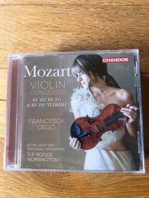 MOZART - VIOLINKONZERTE 1, 2, 5; FRANCESCA DEGO & NORRINGTON, CHANDOS CD NEU
