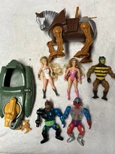 Vintage He Man Masters Of The Universe Figures MOTU loose Toy 80’s - Lot 7 Piece