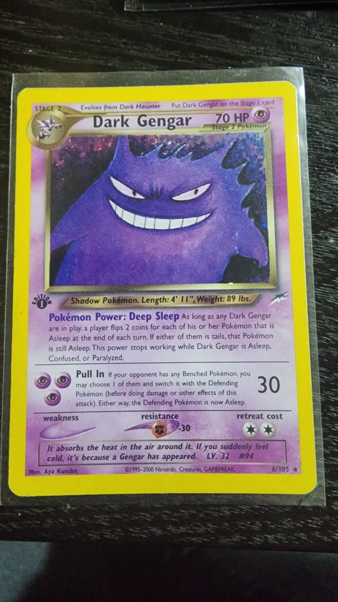 ポケモン - Dark Gengar 1ED 6/105 pokemon card Dark Gengar 6/105 - Neo Destiny 1st Edition Holofoil - Game
