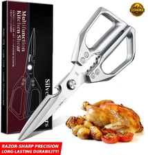 Kitchen Shears Heavy Duty Meat Scissors Poultry Shears, Stainless Steel, Turkey