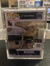 Funko Pop! USMC Military Marine Dress Blues Figure W/Armor! SMALL DING!