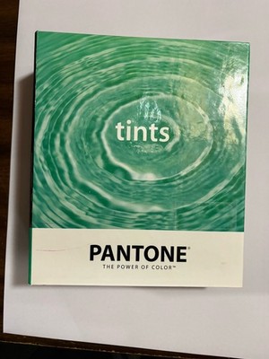 Pantone Tints Color Reference Ring-Bound Book Graphic Design Swatch Guide Used