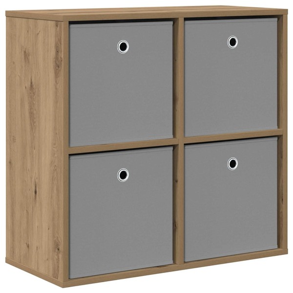 Sideboard Kommode Mit Schubladen Artisan-Eiche 68,5X32X67 Cm-image