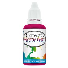 1 oz FUCHSIA Custom Body Art Water-Based Airbrush Face and Body Paint Make-Up