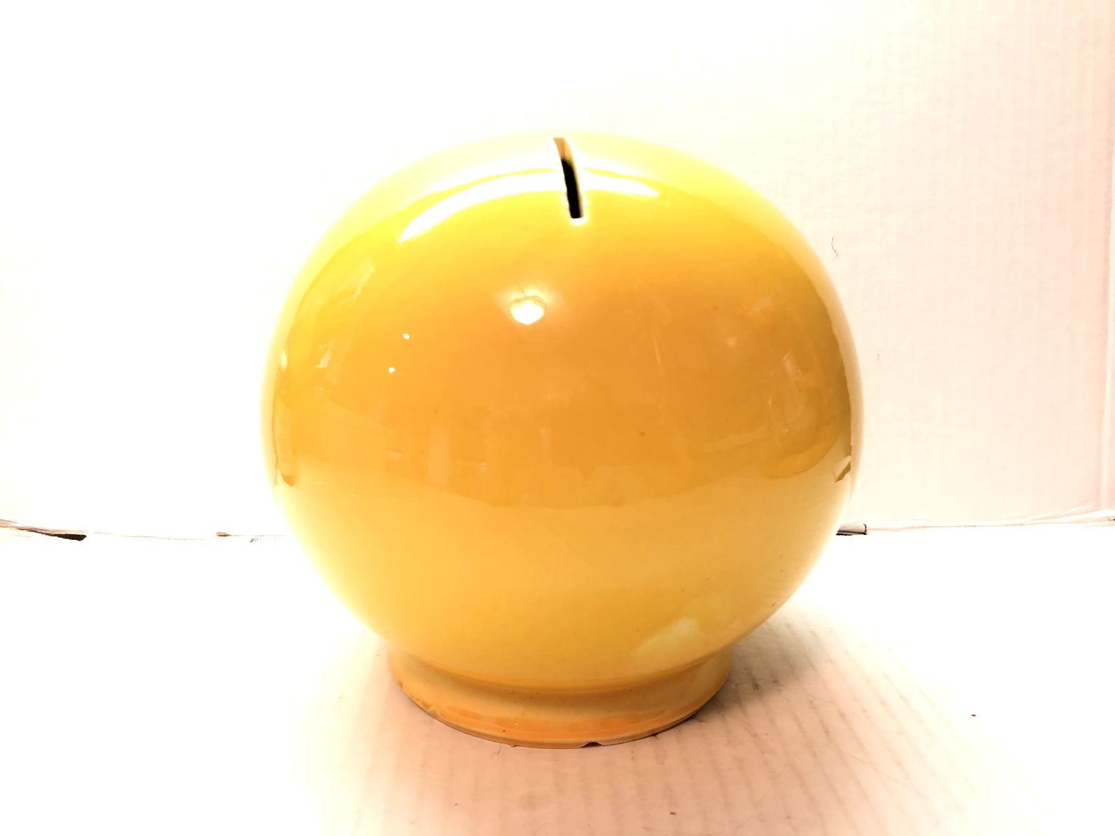 MCCOY POTTERY BANK SMILEY FACE ROUND eBay