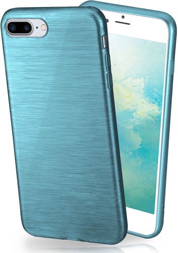 Hülle für iPhone 8 Plus/iPhone 7 Plus Case Cover Silikon Schutzhülle TPU Brushed - Afbeelding 8 van 22