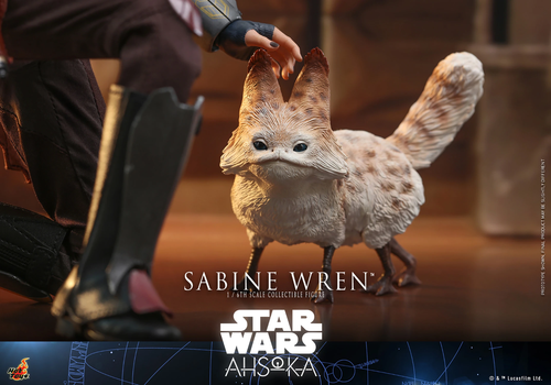 STAR WARS~SERIE AHSOKA~SABINE WREN~FIGURA SEXTA ESCALA~TMS111~HOT TOYS~SIN USAR, EN CAJA - Imagen 14 de 18