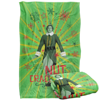 Elf Son of A Nut Cracker Silky Touch Super Soft Throw Blanket