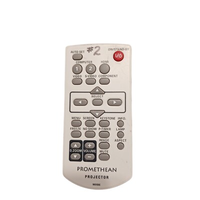 Promethean Projector Remote Control MXBE Tested Working OEM