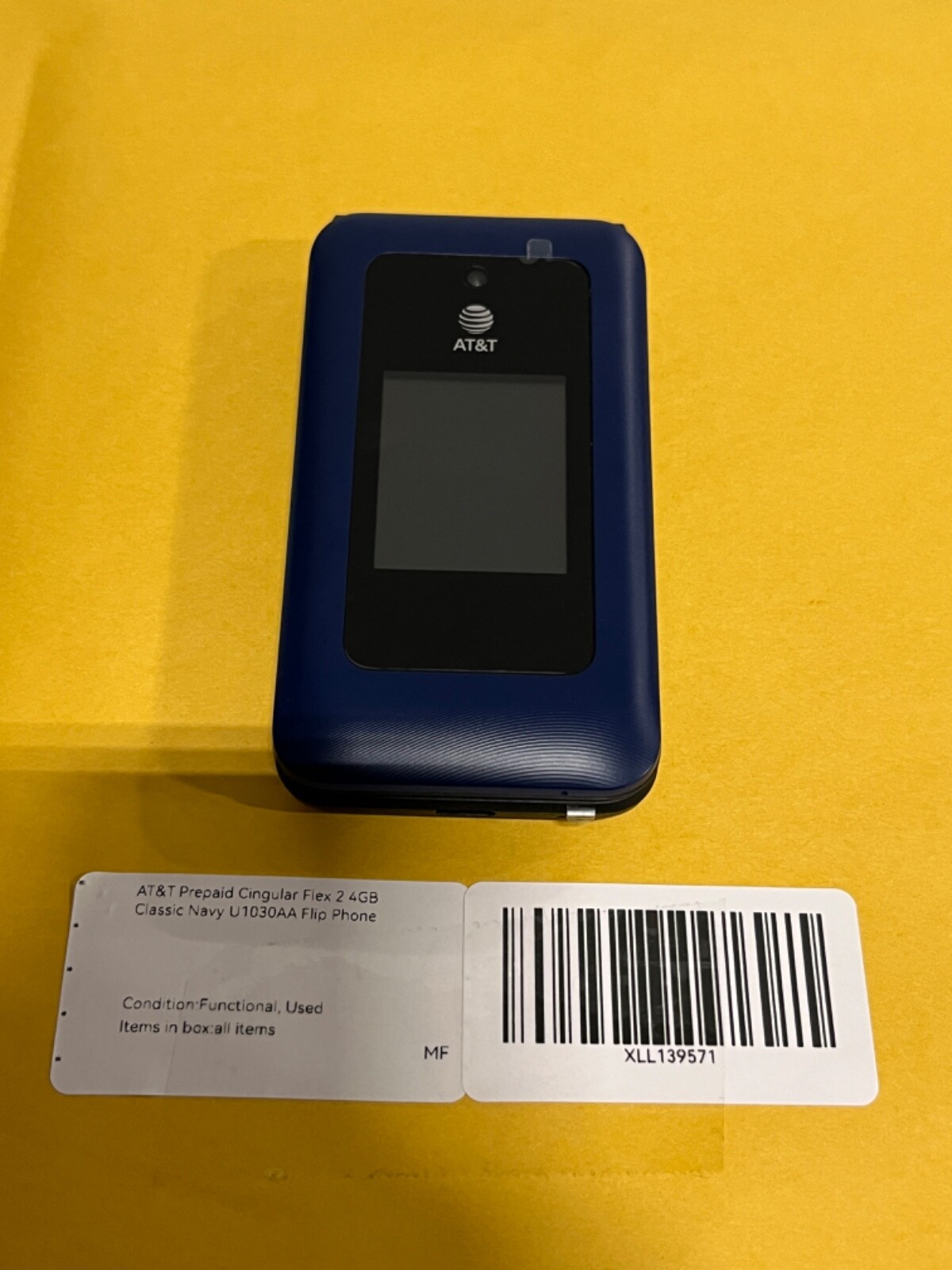 AT&T Prepaid Cingular Flex 2 4GB Classic Navy U1030AA Flip Phone | eBay