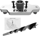 EVALD Dowel Jig Kit for Floating Shelf Bracket | 1/2 Inch X 9.8 Inch Drill Bit |