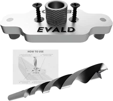 EVALD Dowel Jig Kit for Floating Shelf Bracket | 1/2 Inch X 9.8 Inch Drill Bit |