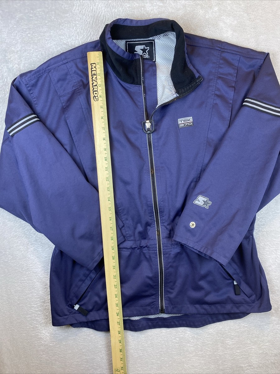 スウェット・トレーナー COVERNAT Retro Lettering Man to Man Navy Vintage Starter Jacket Windbreaker Tek 370 Men's Medium Full