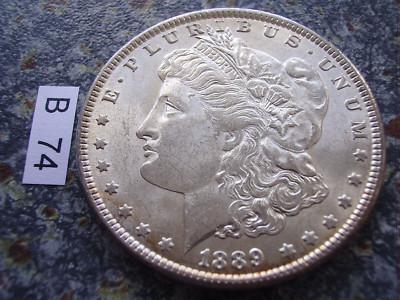USA 1889 Philadelphia Morgan 1 Silber Dollar $ coin Amerika Erhaltung