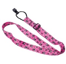 Ukulele Strap Fits All Ukuleles Pink/kitty-Style Lightweight