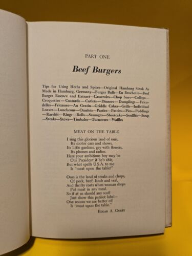THE BURGER BOOK by Louis DeGouy-1951 HC DJ Master Chef - Picture 9 of 10