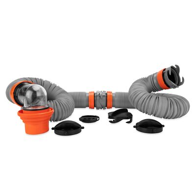Rhino X 20 Foot RV Sewer Hose Kit Maximum Compression Compact Storage