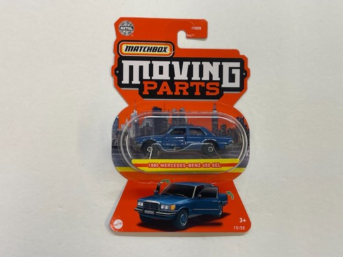 2023 MATCHBOX MOVING PARTS 1980 MERCEDES-BENZ 450 SEL BLUE FREE SHIPPING - Picture 2 of 5