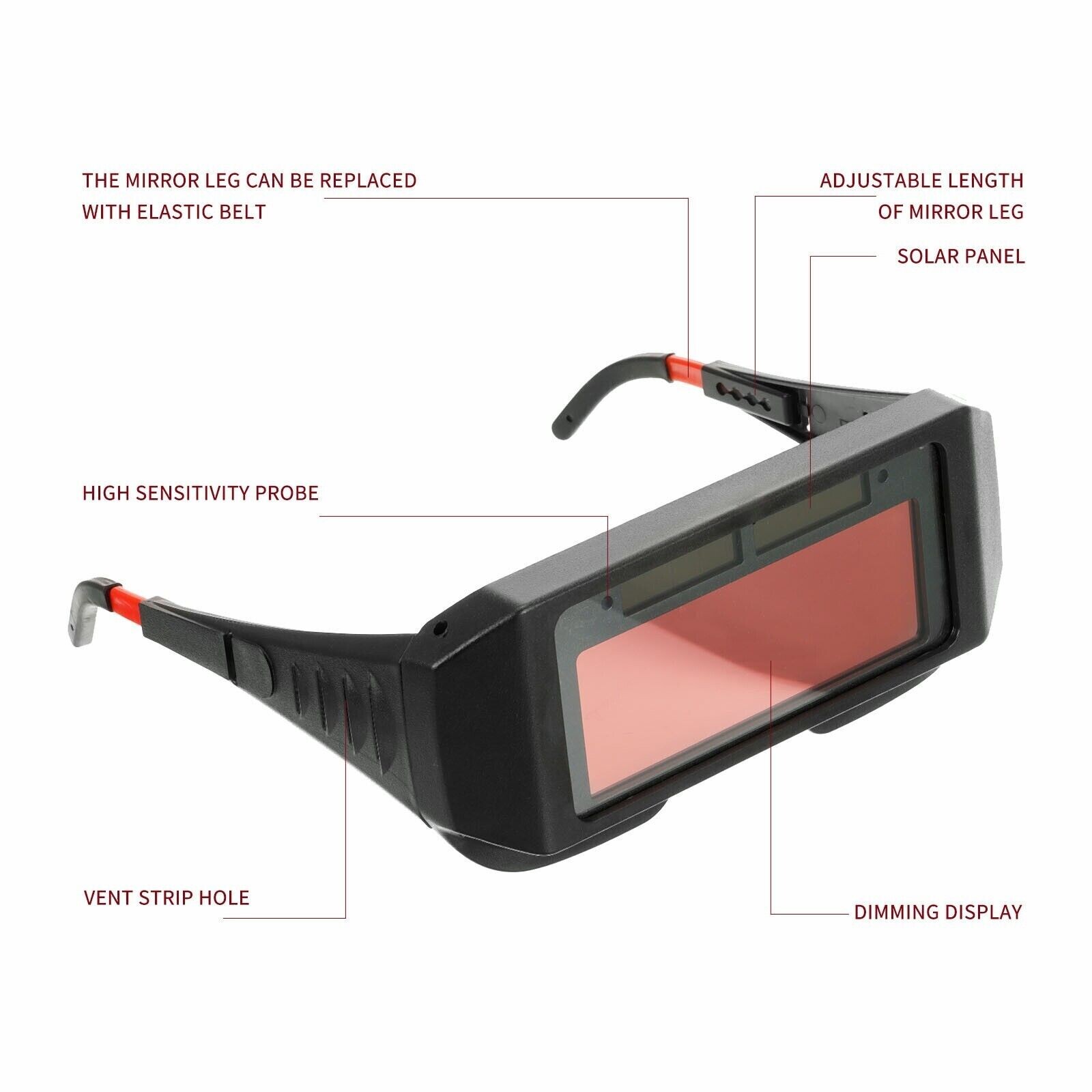 Auto Darkening Welding Mask Helmet Goggles Automatic Dimming Welder