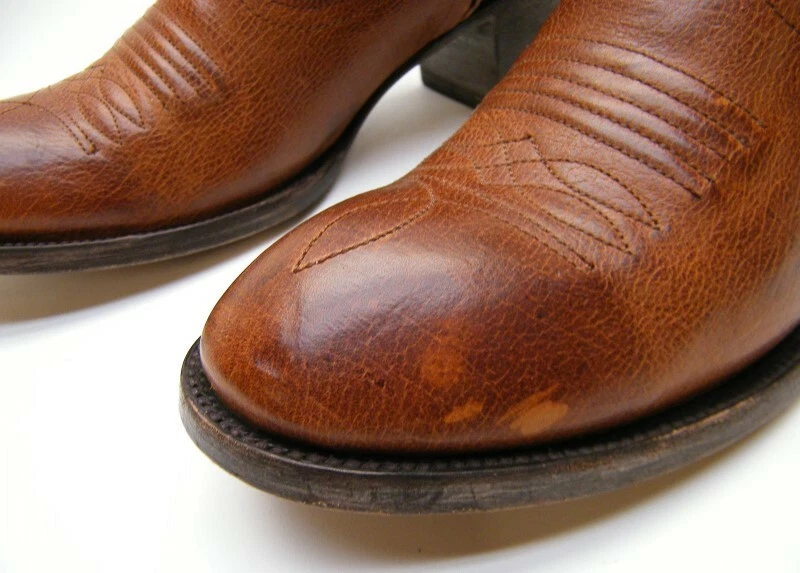 女士 OG BY OLD GRINGO 短 BRN 皮革踝拉链牛仔西靴 8 B 码 — 第 2/4 张图片