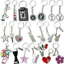 PLAYBOY KEYRING - keyring - glitter - bunny - original box
