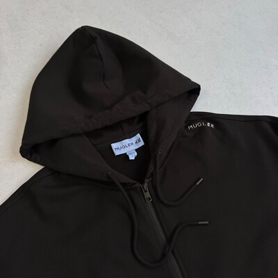 SS23 MUGLER x H&M CORSET-WAIST HOODED FULL ZIP JACKET HOODIE SIZE