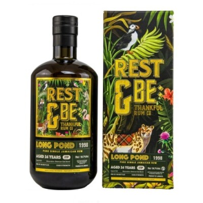 (EUR 384,29 / L) 1998er Rest & Be Thankful Rum - Long Pond ITP - 24 years old