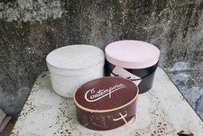 Vintage Hat Boxes Set of 3 Billy Lewis Dept Store Dayton OH Contempora Hair