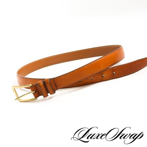 Cinturón Allen Edmonds Becerro Pulido Hecho a Mano en EE. UU. British Bronceado Bkl | eBay