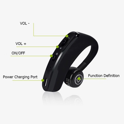Bezprzewodowe słuchawki douszne Bluetooth 4.0 Słuchawki douszne z mikrofonem - Zdjęcie 48 z 65