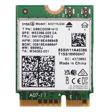 Intel AX211 ax211ngw M.2 CNVIo WiFi Card Dual Band Bluetooth Adapter WiFi 6E