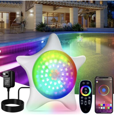 Starfish Led Pool Lights For Above Ground Inground Pool Submersible Ip68